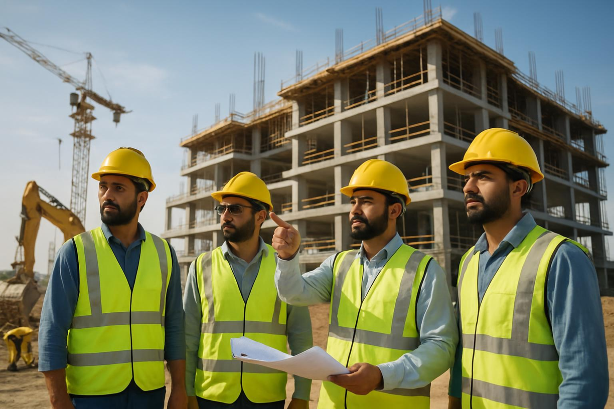 مشروع بناء حديث